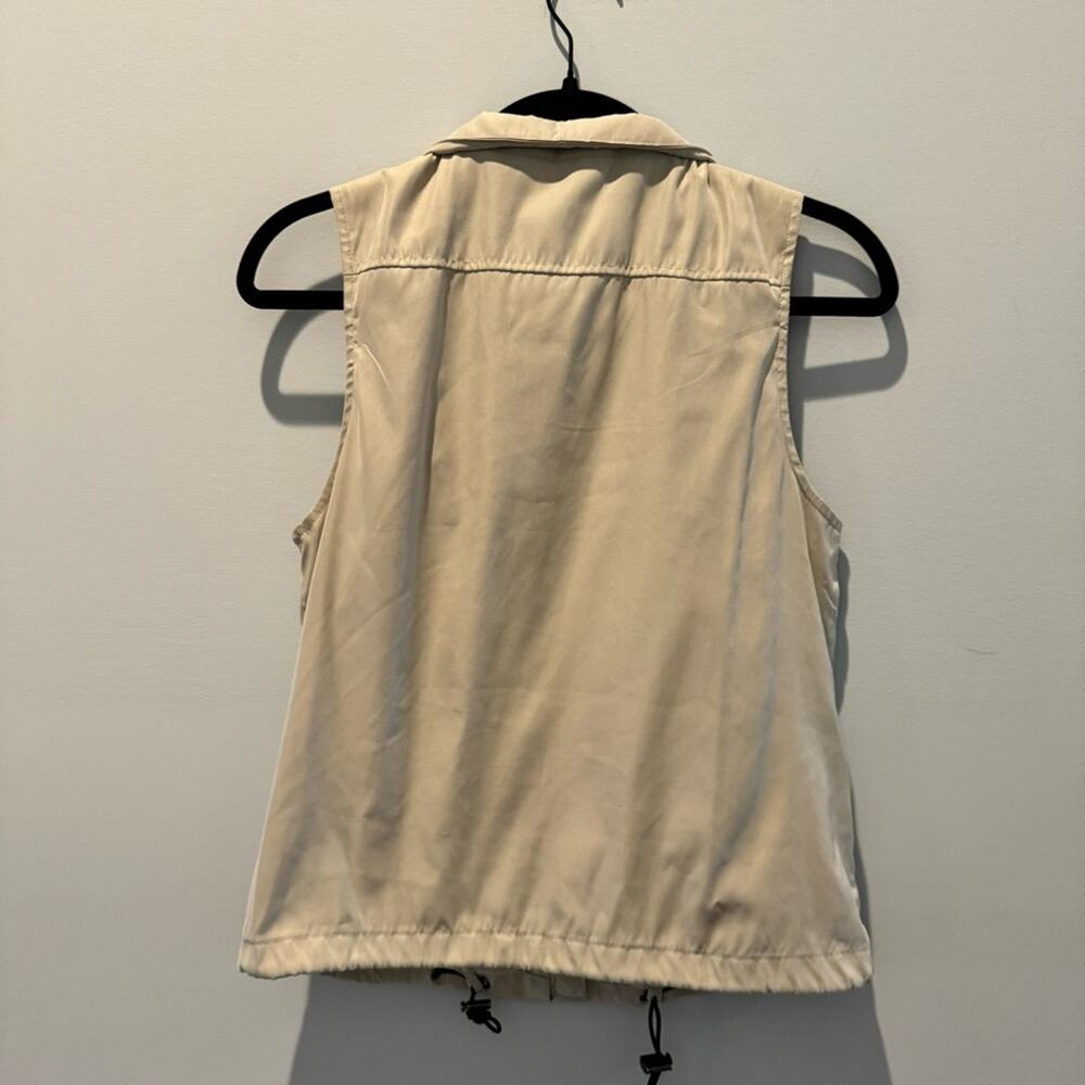 Antigua Vest Women's Size Small Khaki Antech Activewear Vest - Picture 3 of 6